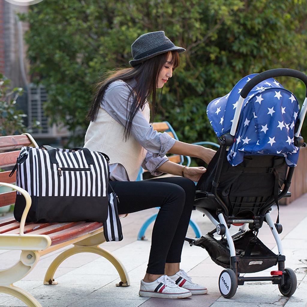 Multifunctional Large Capacity Outdoor Stylish Mummy Bag Black stripe