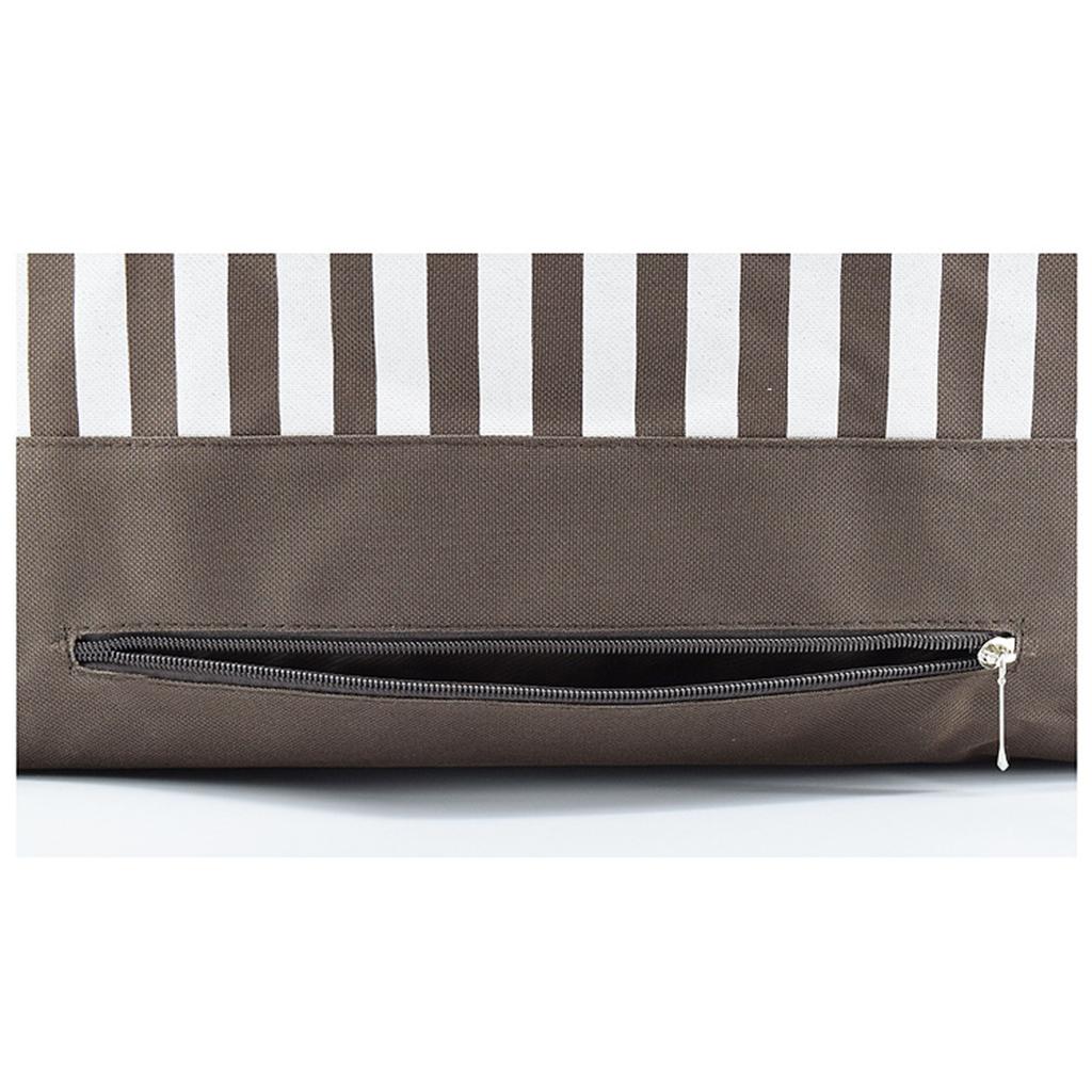 Multifunctional Large Capacity Outdoor Stylish Mummy Bag Brown stripe