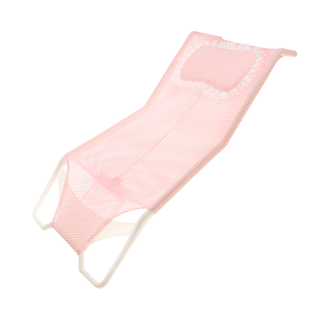 Newborn Bathing Net Adjustable Safety Bath Shower Seat Support Cradle Bed