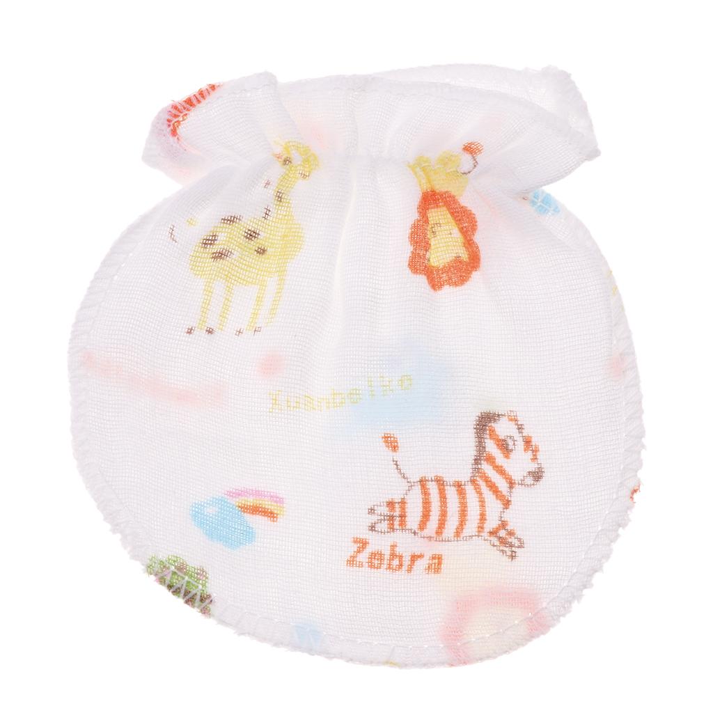 Baby Newborn Anti scratch Mittens Soft Breathable Gloves Pure cotton gauze