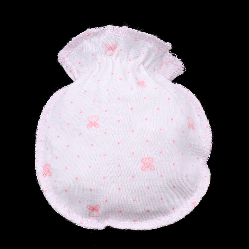Baby Newborn Anti scratch Mittens Soft Breathable Gloves Pure cotton fabric