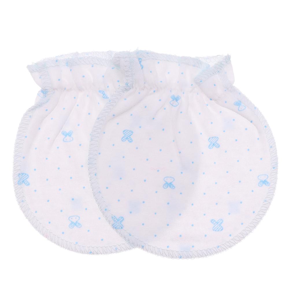Baby Newborn Anti scratch Mittens Soft Breathable Gloves Pure cotton fabric