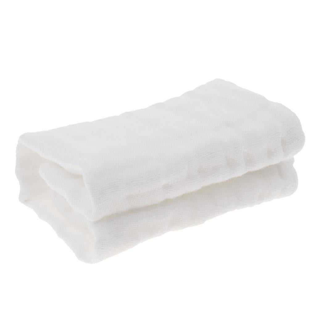 Baby Handkerchief Gauze Nursing Towel Clean Infants Feeding Towel White