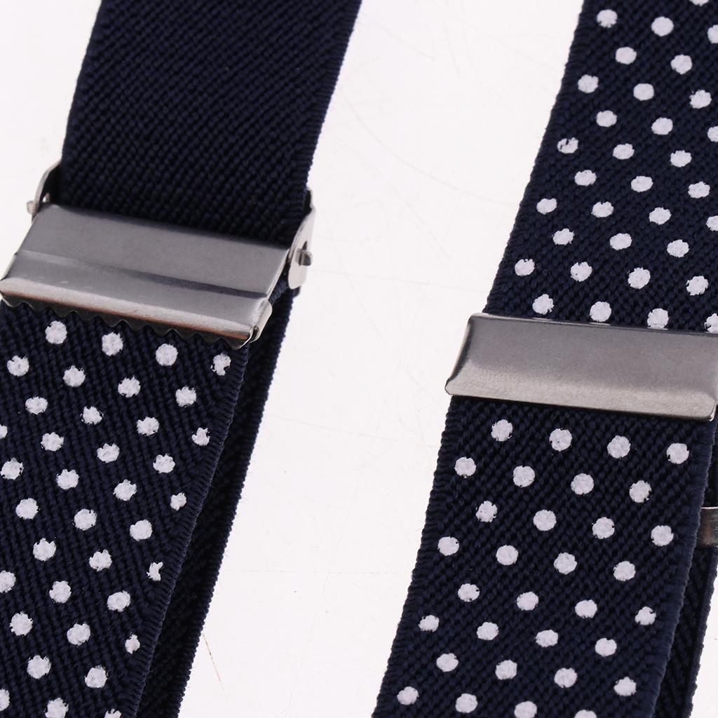 Toddler Adjustable Suspender Children's Harness Clip Collar Suit Navy