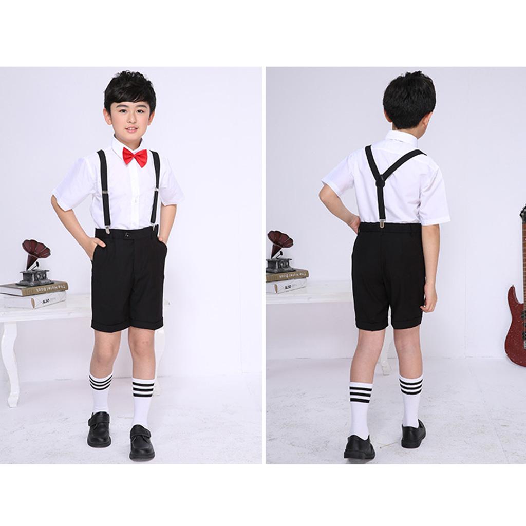 Baby Boys Adjustable Elastic Suspenders Beige