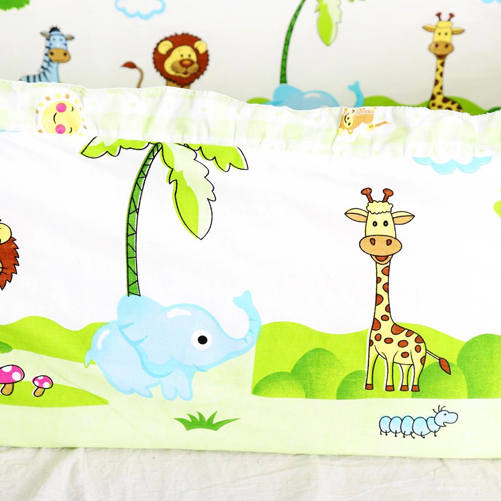Crib Bedding Set Comforter Bed Surround Mattress 100x58cm Fantasy island