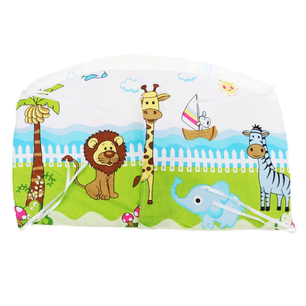 Crib Bedding Set Comforter Bed Surround Mattress 100x58cm Fantasy island