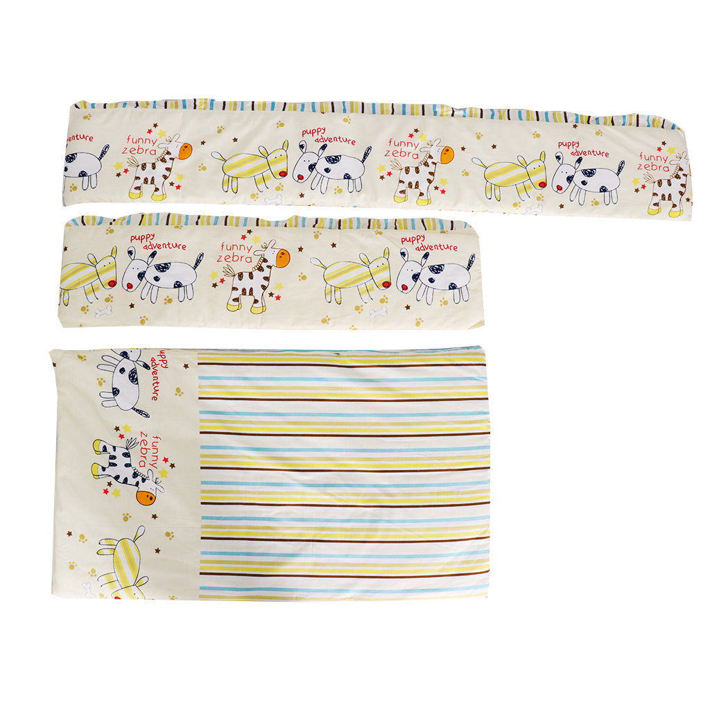 Crib Bedding Set Comforter Bed Surround Mattress 100x58cm Running pony