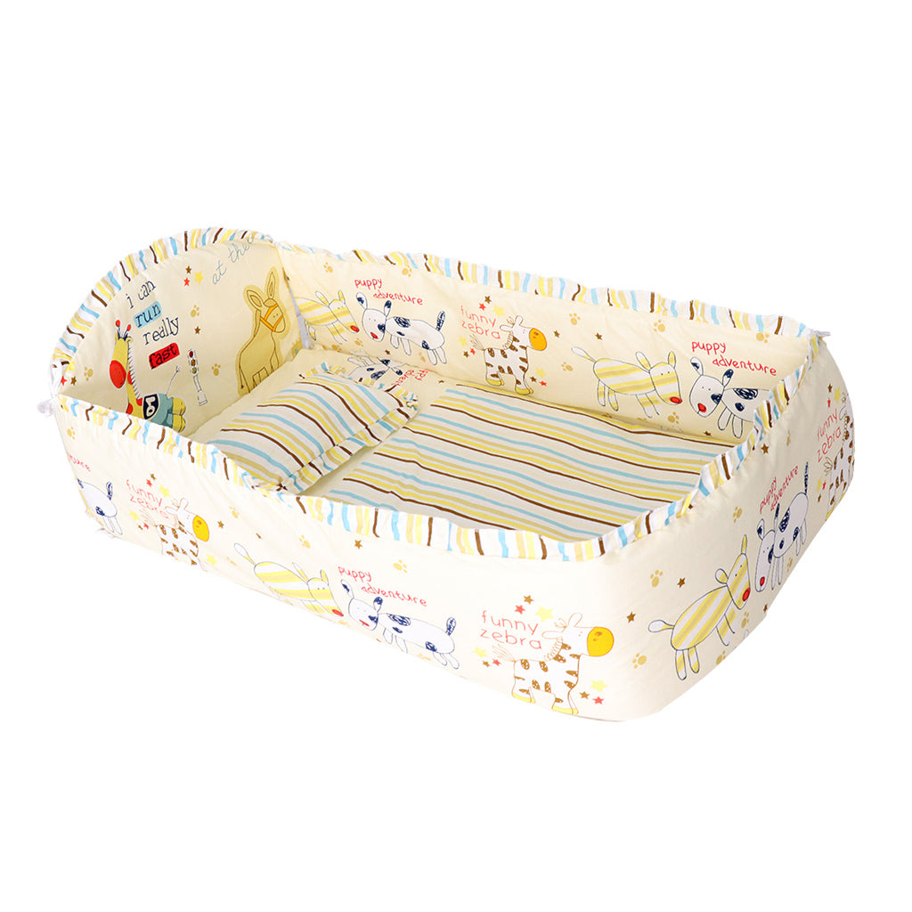 Crib Bedding Set Comforter Bed Surround Mattress 100x58cm Running pony