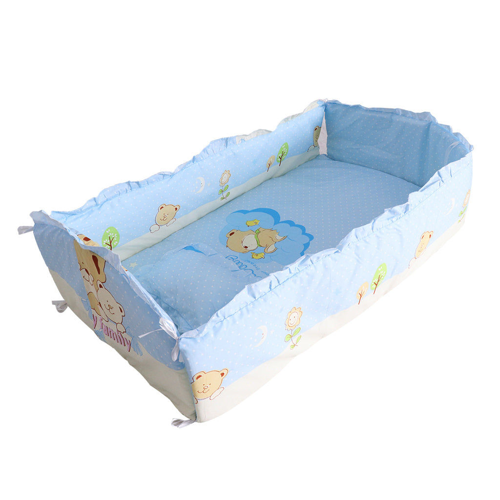 Crib Bedding Set Comforter Bed Surround Mattress 100x58cm Three bears