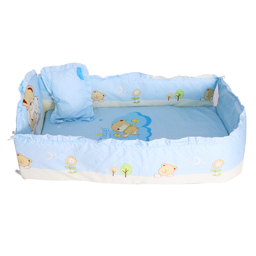 Crib Bedding Set Comforter Bed Surround Mattress 100x58cm Three bears