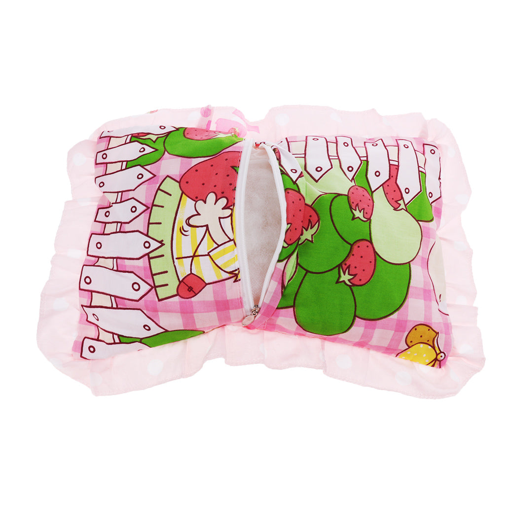 Crib Bedding Set Comforter Bed Surround Mattress 100x58cm Pink princess