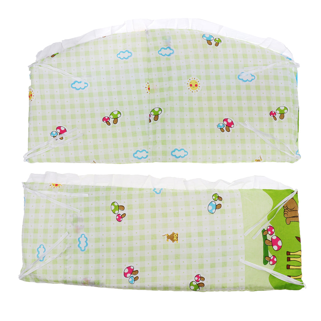 Crib Bedding Set Comforter Bed Surround Mattress 120x65cm Fantasy island