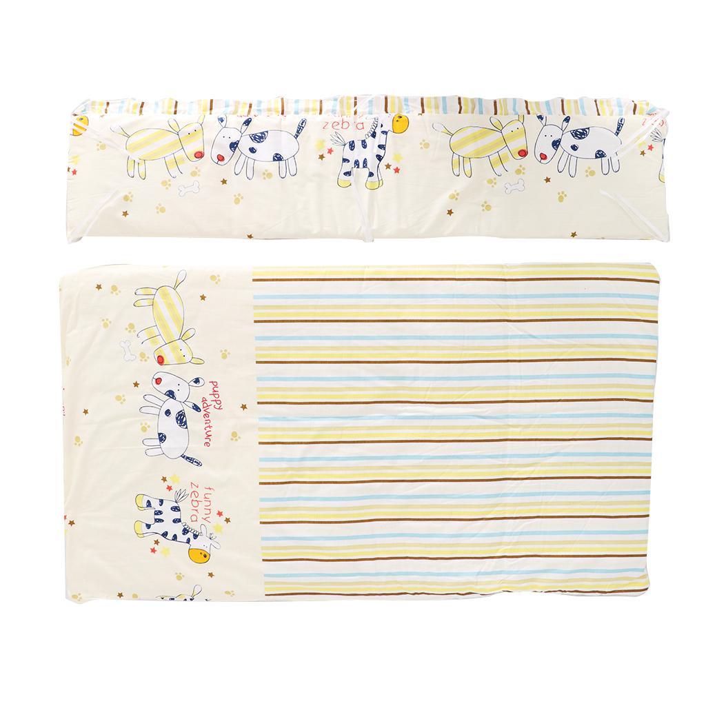 Crib Bedding Set Comforter Bed Surround Mattress 120x65cm Running pony
