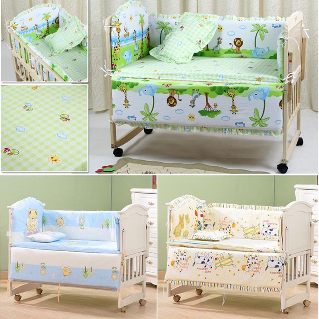 Crib Bedding Set Comforter Bed Surround Mattress 120x65cm Running pony