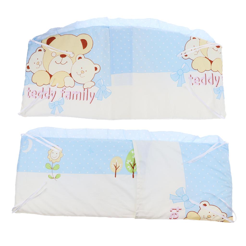 Crib Bedding Set Comforter Bed Surround Mattress 120x65cm Three bears