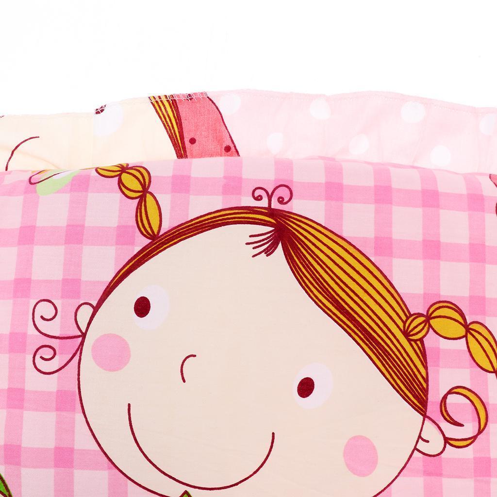 Crib Bedding Set Comforter Bed Surround Mattress 120x65cm Pink princes