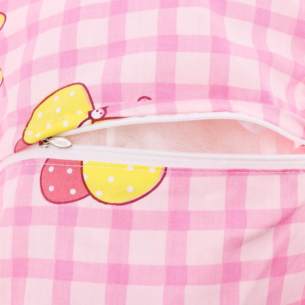 Crib Bedding Set Comforter Bed Surround Mattress 120x65cm Pink princes