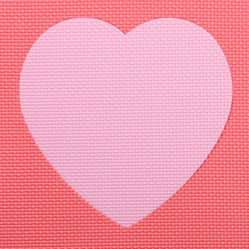 Children's Educational Toys Puzzle Crawling Mat EVA Mats Love pink red