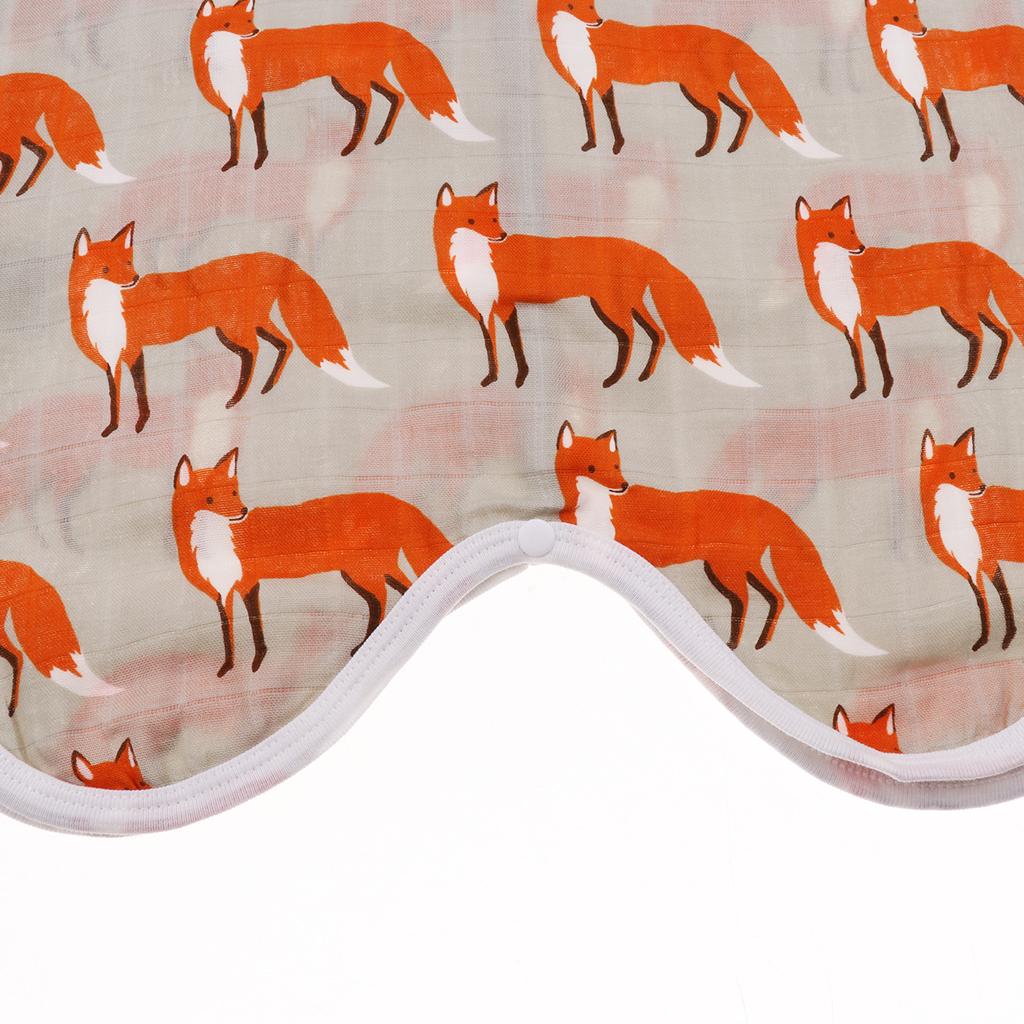 Kids Baby Wearable Safe Sleep Muslin Cotton Sleeping Bag 2-3T Fox