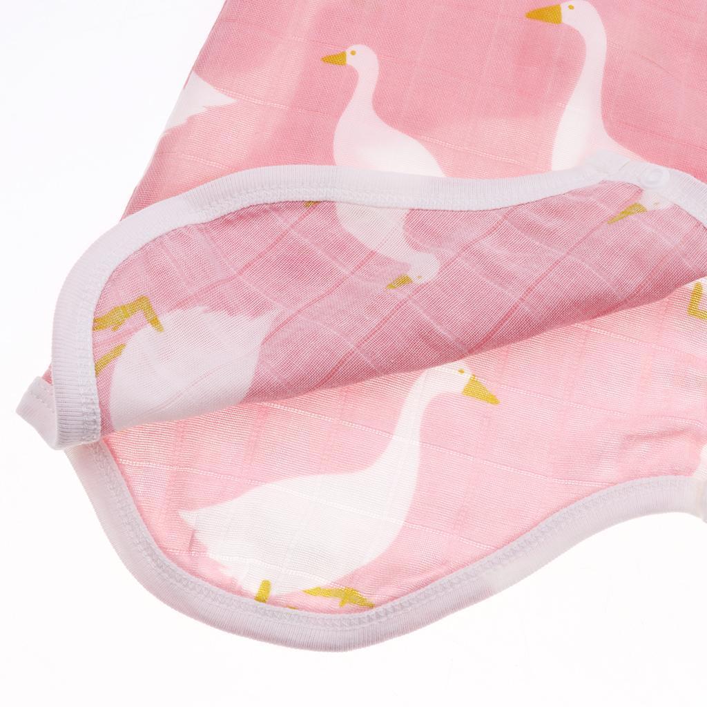 Kids Baby Wearable Safe Sleep Muslin Cotton Sleeping Bag 2-3T Swan