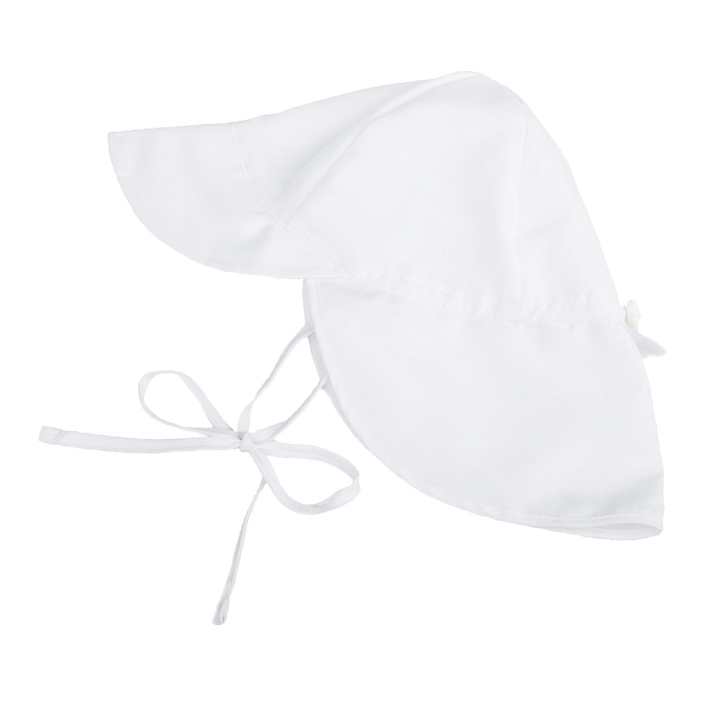 Boys Girls Flap Hat, Kids Sun Protection Sun Hat S White