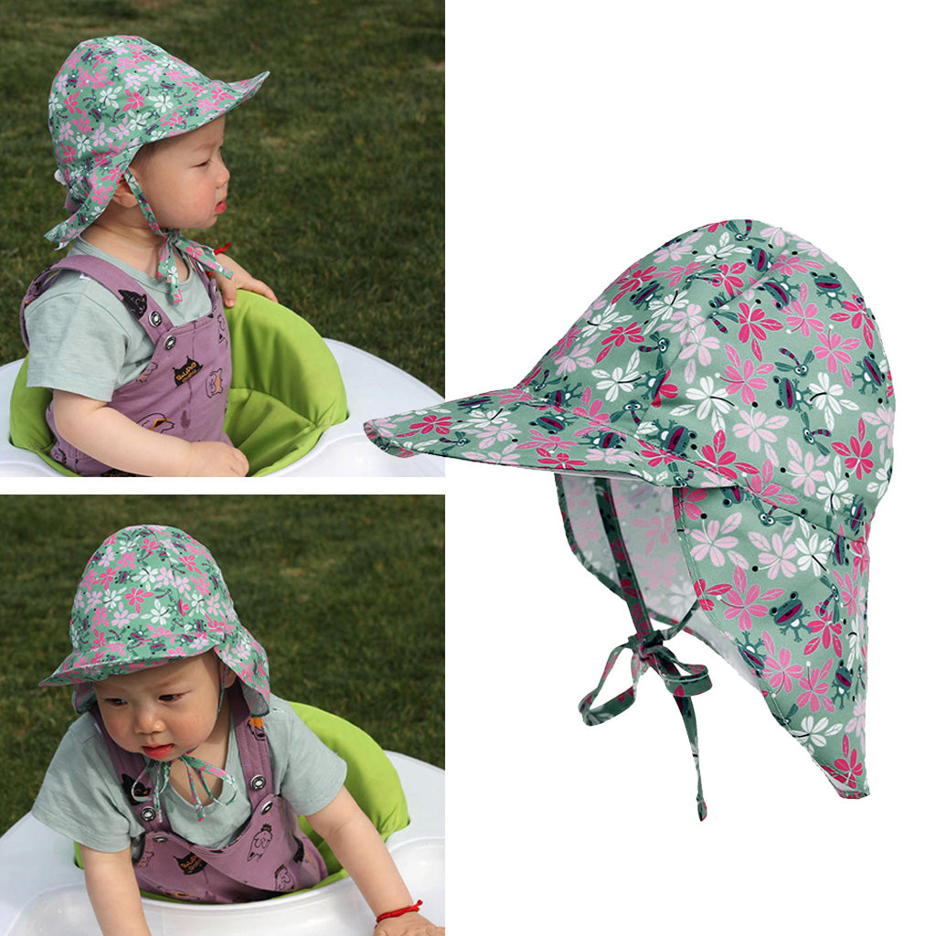 Baby Hat Summer Beach Hat Bucket Cap Newborn Toddler Kids Boy Girl L Frog