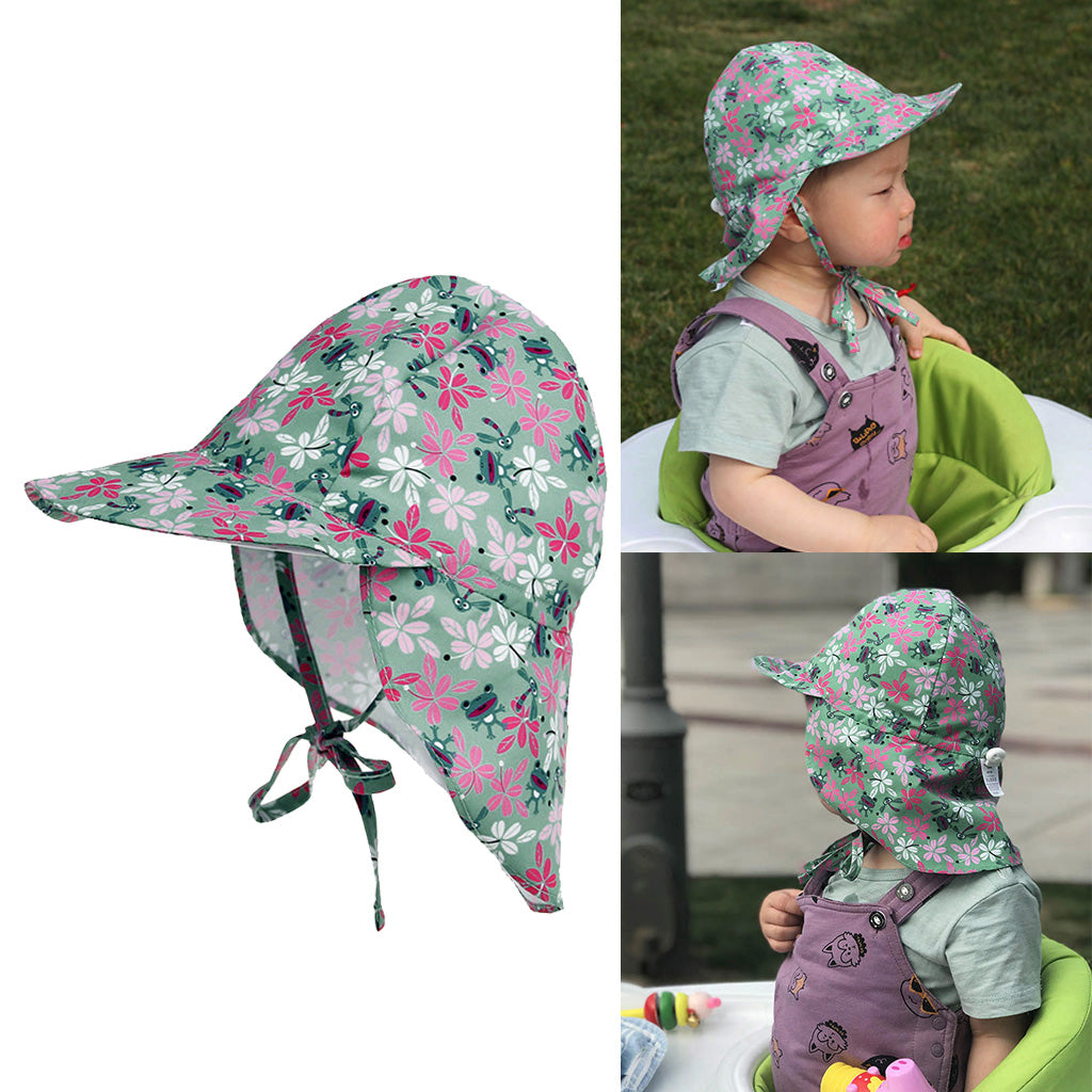 Baby Hat Summer Beach Hat Bucket Cap Newborn Toddler Kids Boy Girl L Frog