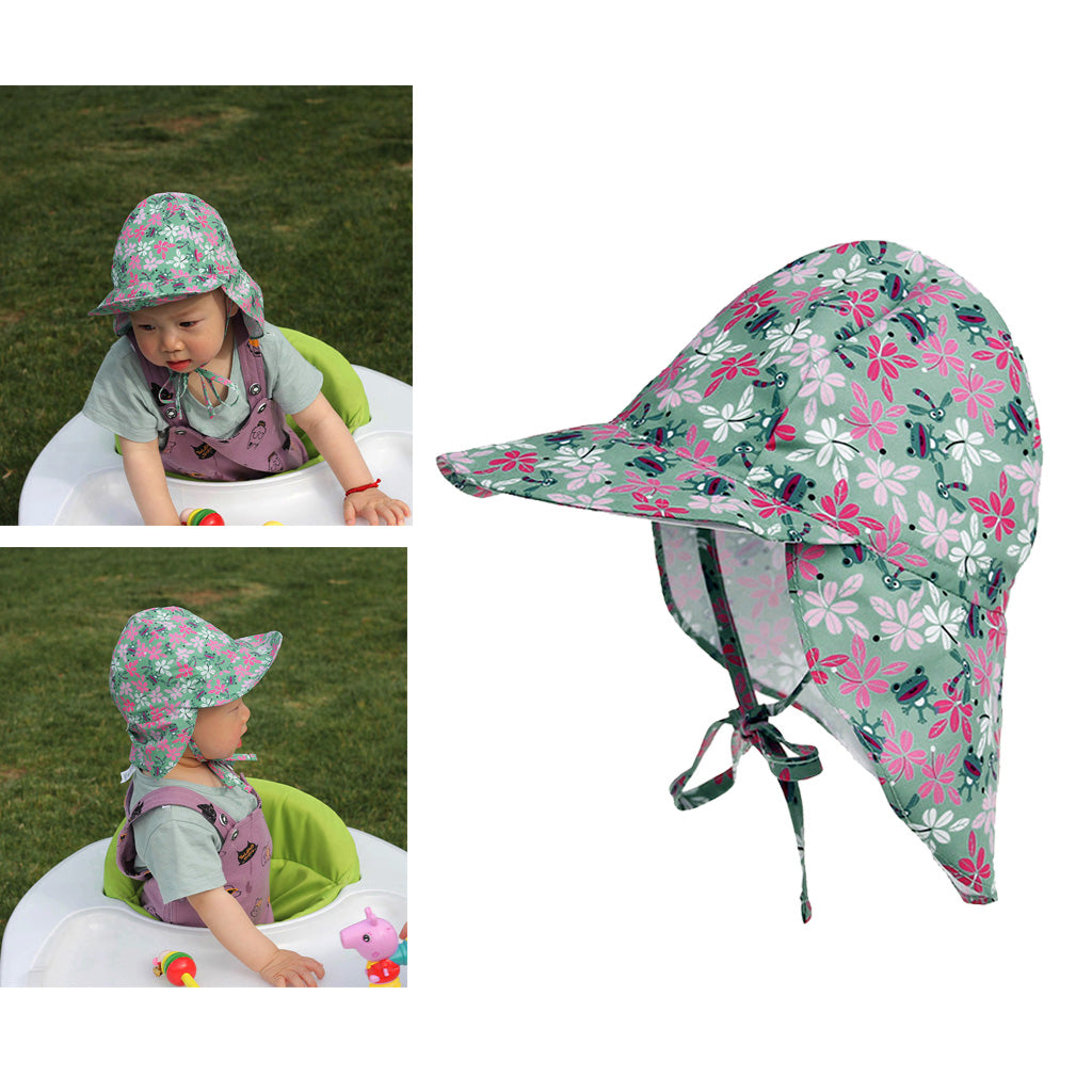 Baby Hat Summer Beach Hat Bucket Cap Newborn Toddler Kids Boy Girl L Frog