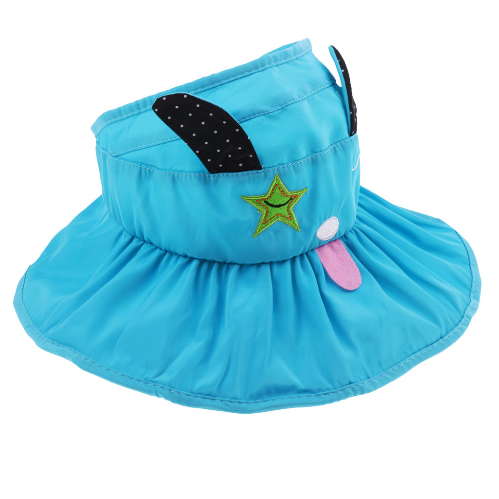 Baby Sun Hat Summer Beach Hat Wide Brim Visor Cap Kids Green