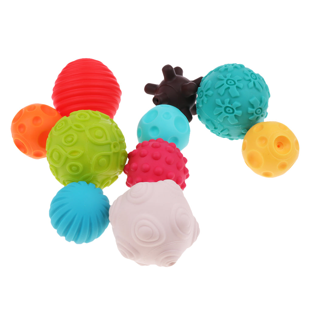 Kids Textured Sensory Multi Ball Set Baby Child Bright Balls Teething Toys
