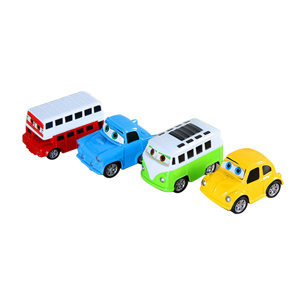 Mini Plastic Vehicle Set,Pull Back Truck and Car Toys for Kids Child Style 1