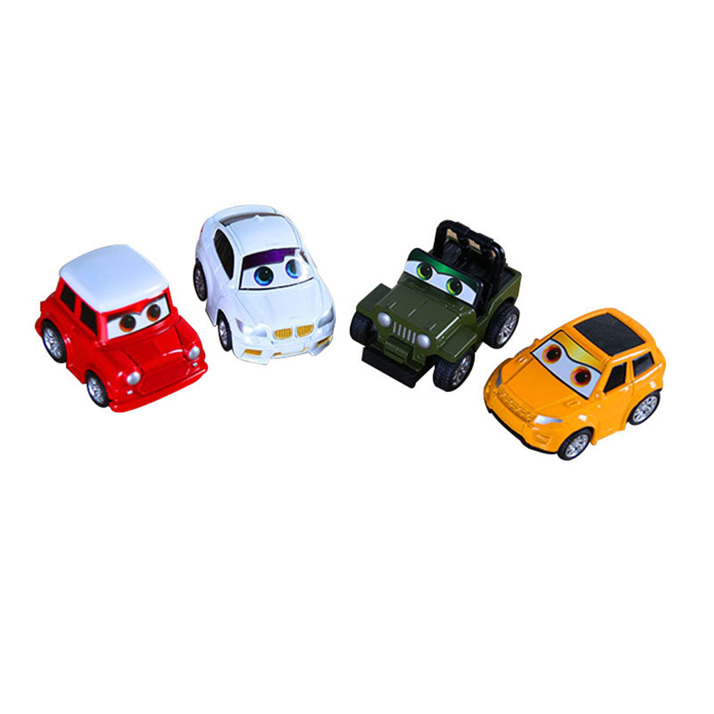 Mini Plastic Vehicle Set,Pull Back Truck and Car Toys for Kids Child Style 1