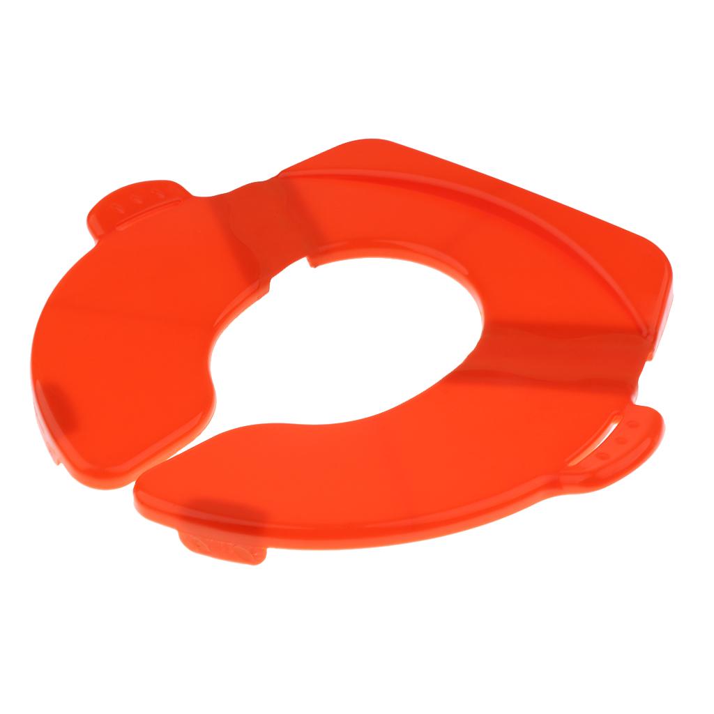 Folding Travel Potty Seat for Baby Portable Training Toilet Toddler Orange