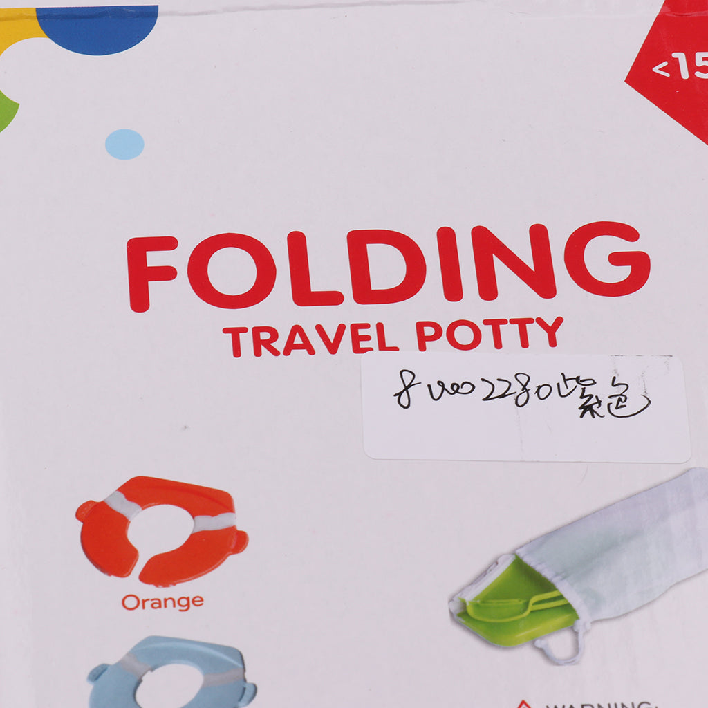 Folding Travel Potty Seat for Baby Portable Training Toilet Toddler Purple