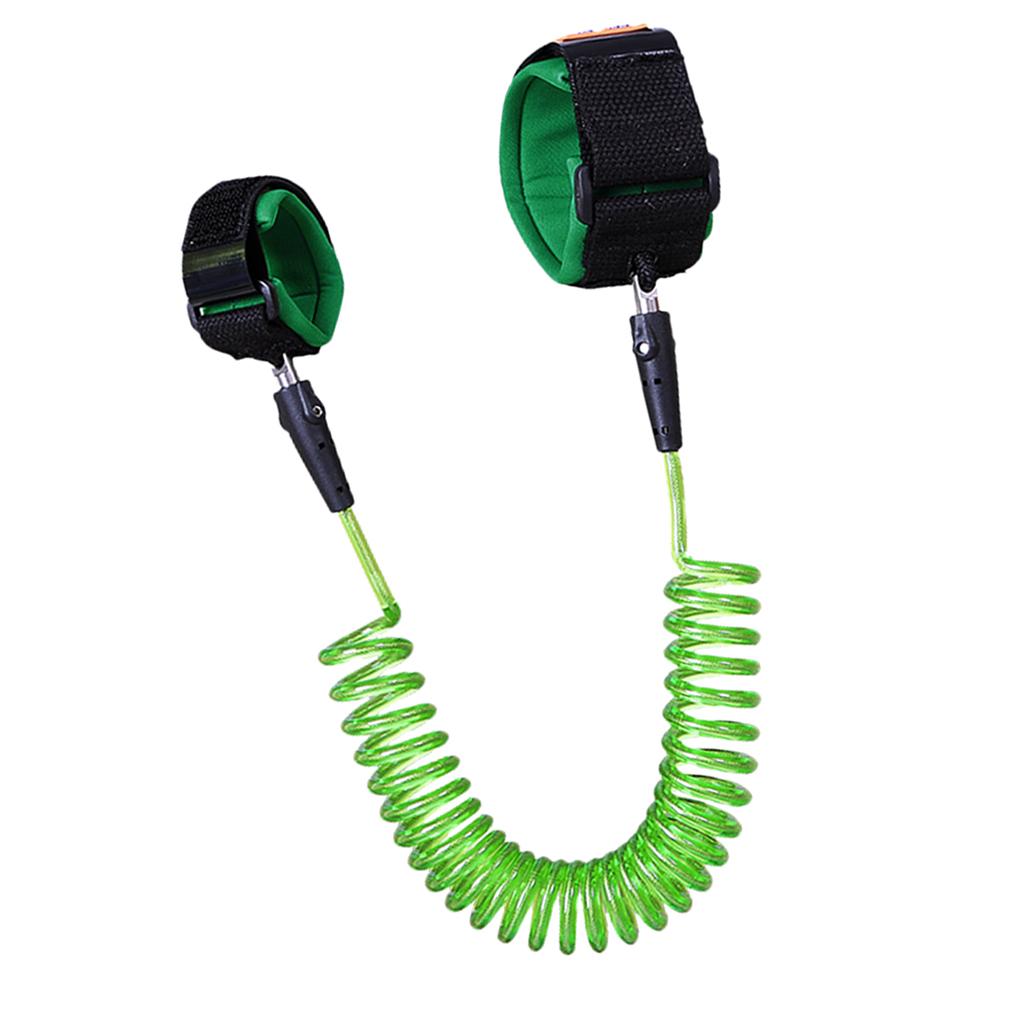Safety Harness Leash Anti Lost Wrist Traction Rope for Kids 2.5 Meter Green