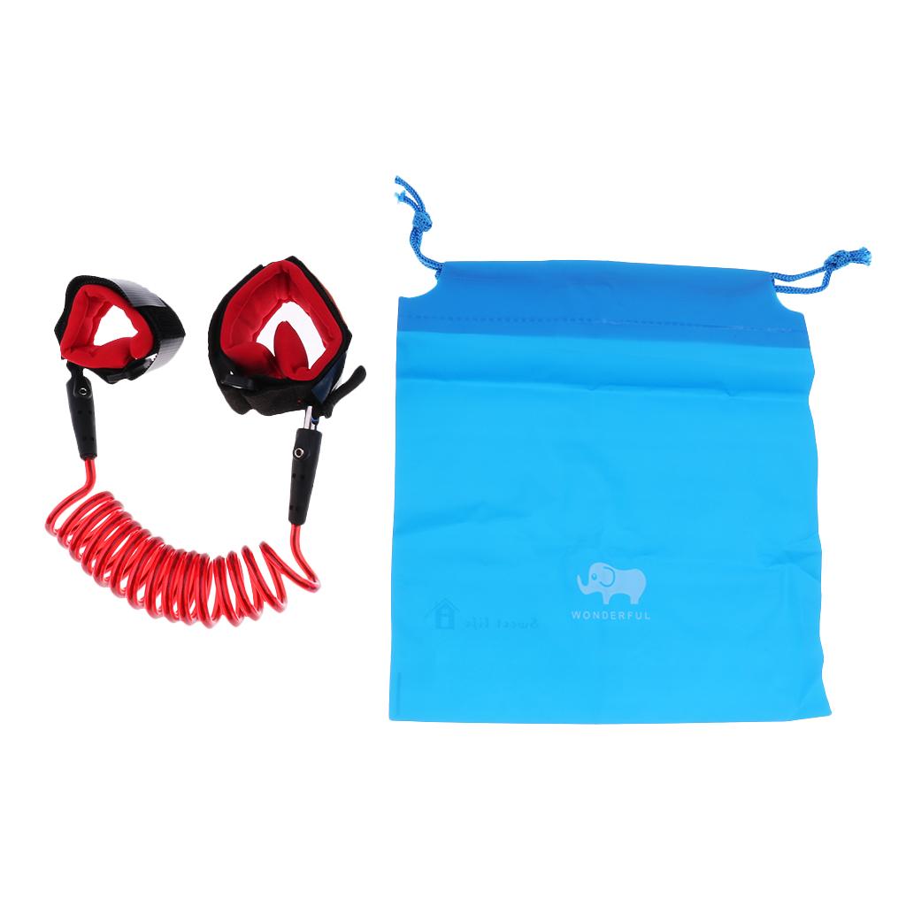 Safety Harness Leash Anti Lost Wrist Traction Rope for Kids 1.5 Meter Red