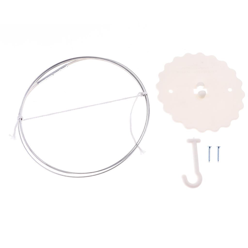 Mosquito Net Bed Canopy Yarn Play Tent Bedding for Kids Playing White