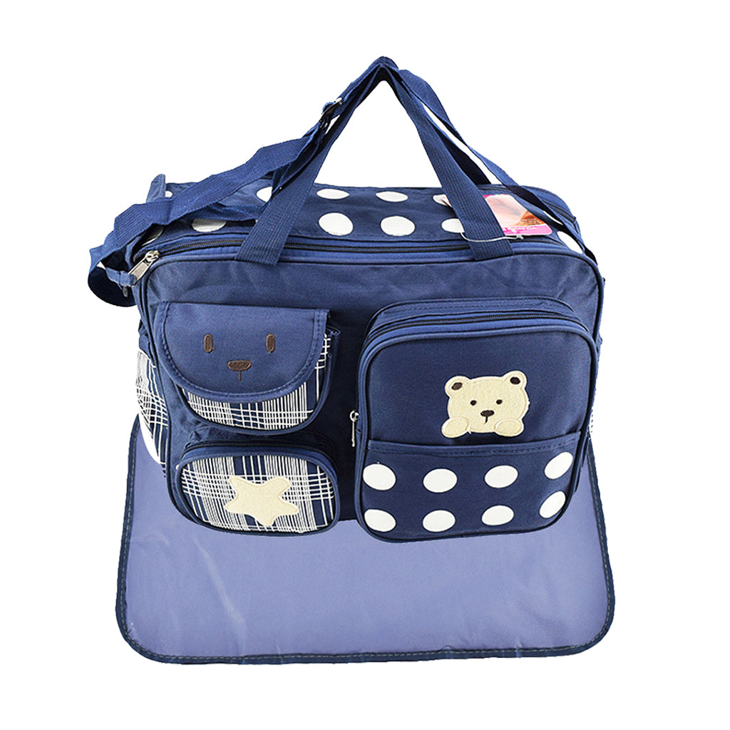 Multi Function High Capacity Mummy Bag Pregnant Mother Child Bag Navy