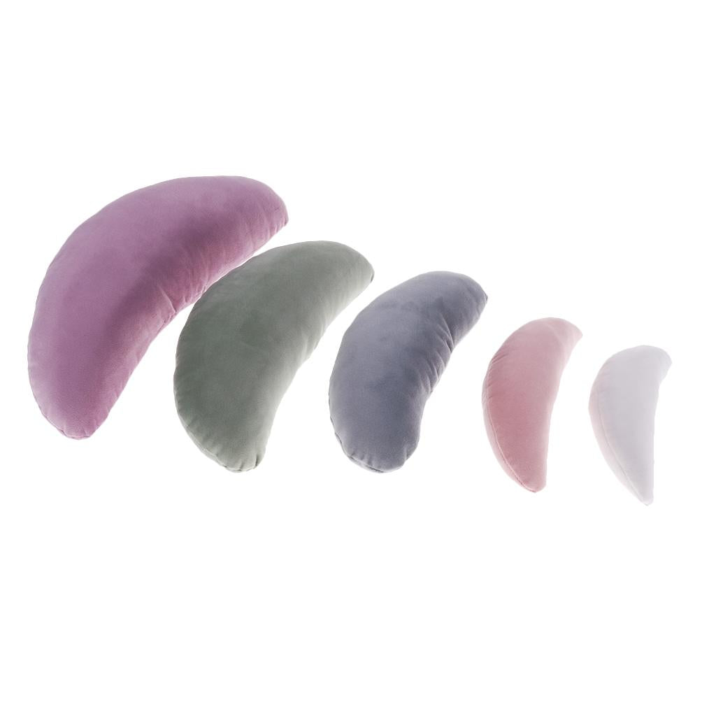 5Pcs/set Baby Photography Moon Pillow Posing Props Colorful