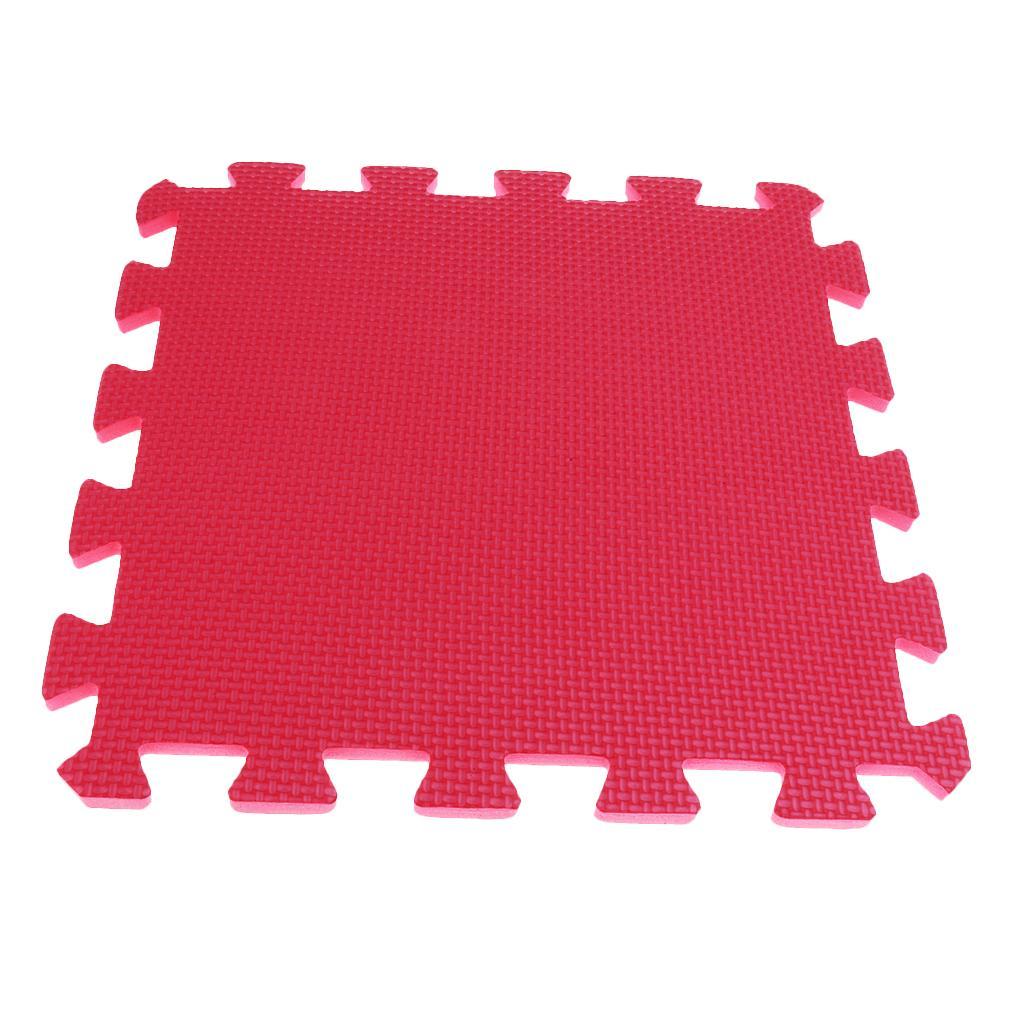 Eva Soft Foam Floor Play mats Interlocking Tiles Kids Nursery Puzzle Red