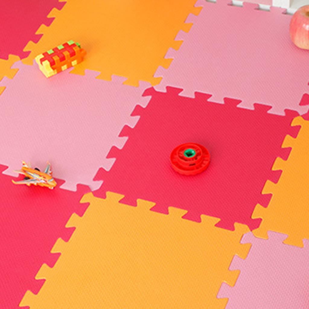 Eva Soft Foam Floor Play mats Interlocking Tiles Kids Nursery Puzzle Red
