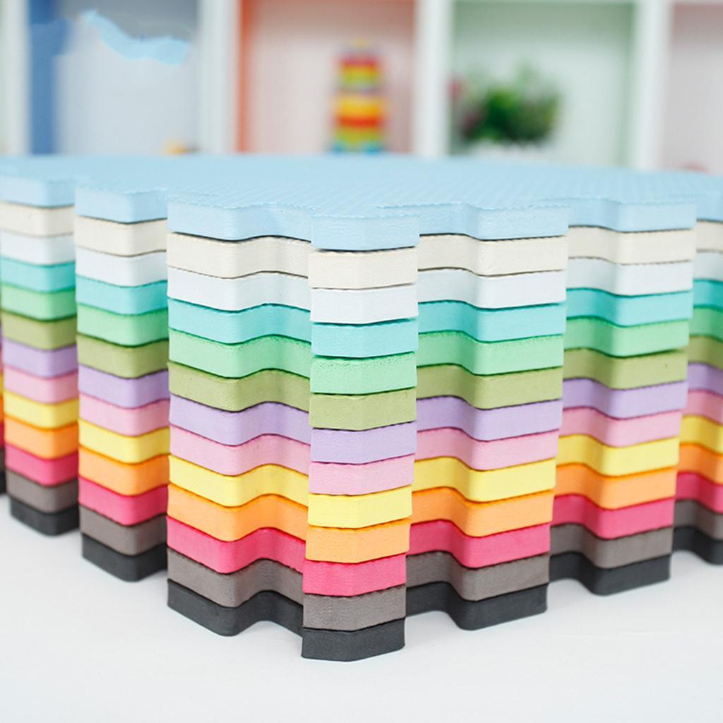 Eva Soft Foam Floor Play mats Interlocking Tiles Kids Nursery Puzzle Red