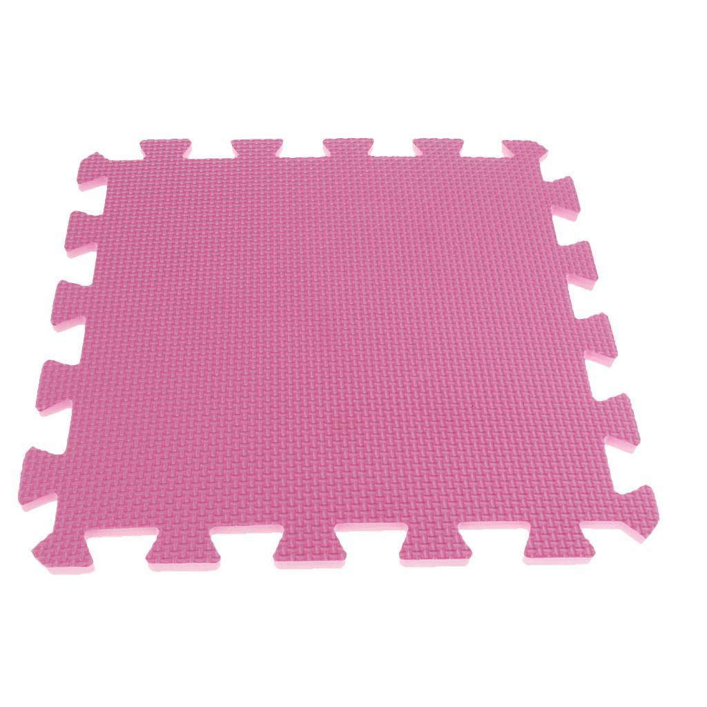 Eva Soft Foam Floor Play mats Interlocking Tiles Kids Nursery Puzzle Pink