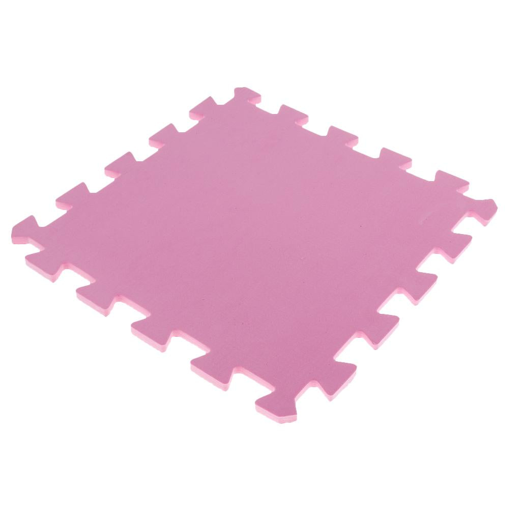 Eva Soft Foam Floor Play mats Interlocking Tiles Kids Nursery Puzzle Pink