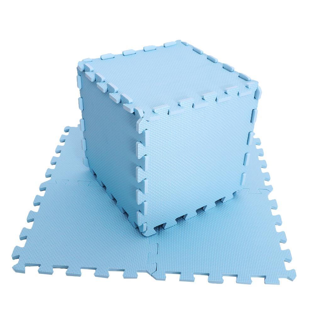 Eva Soft Foam Floor Play mats Interlocking Tiles Kids Nursery Puzzle Blue