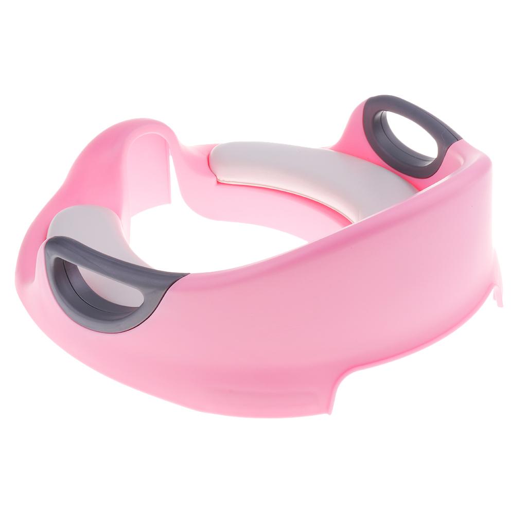 Kids Baby Potty Training Seats with Handles for Child Toilet Chair Pink