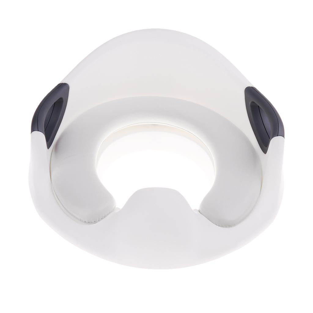 Kids Baby Potty Training Seats with Handles for Child Toilet Chair White
