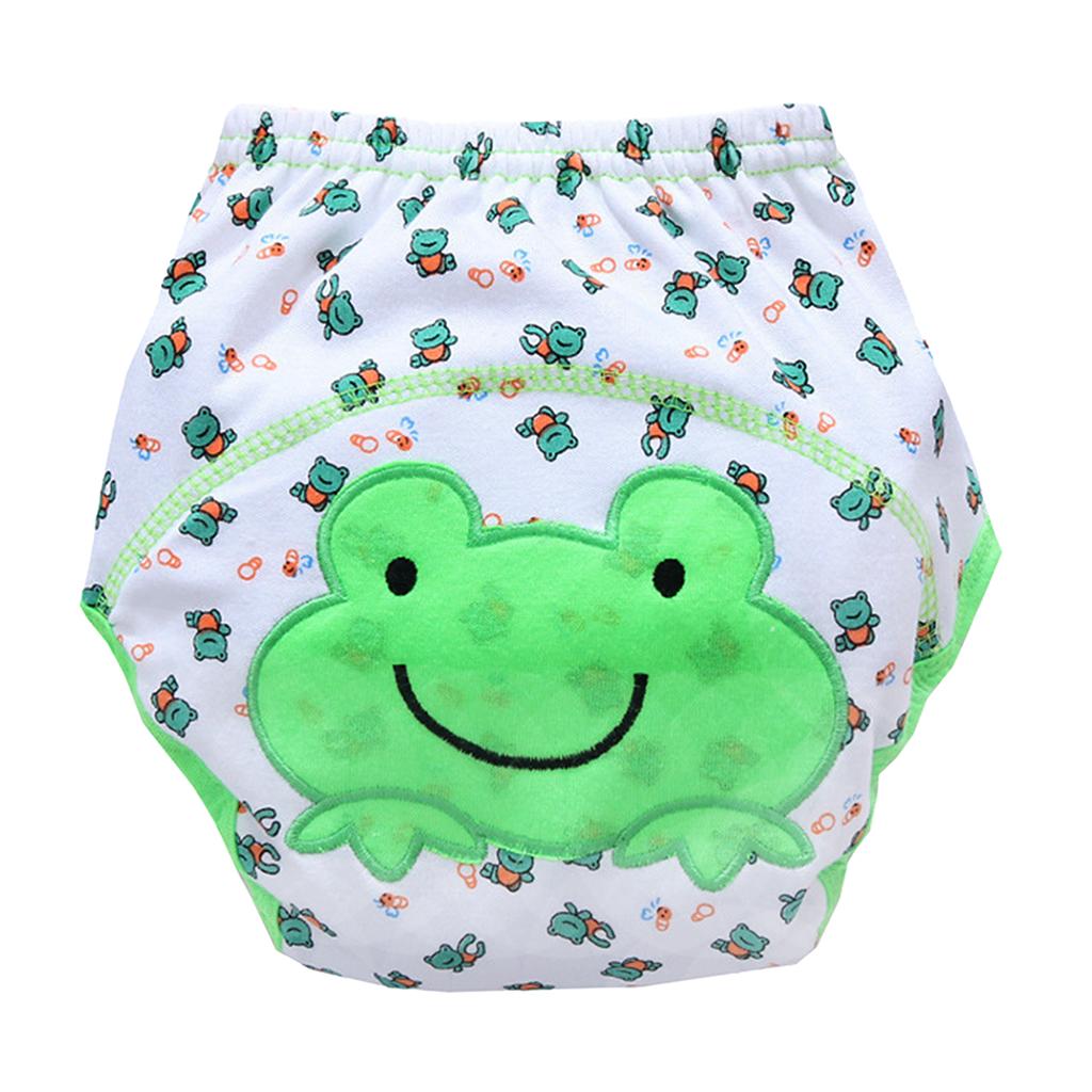 Baby Girl Boy Toliet Pee Potty Training Pants Diaper Nappy Underwear 18-36 months Frog