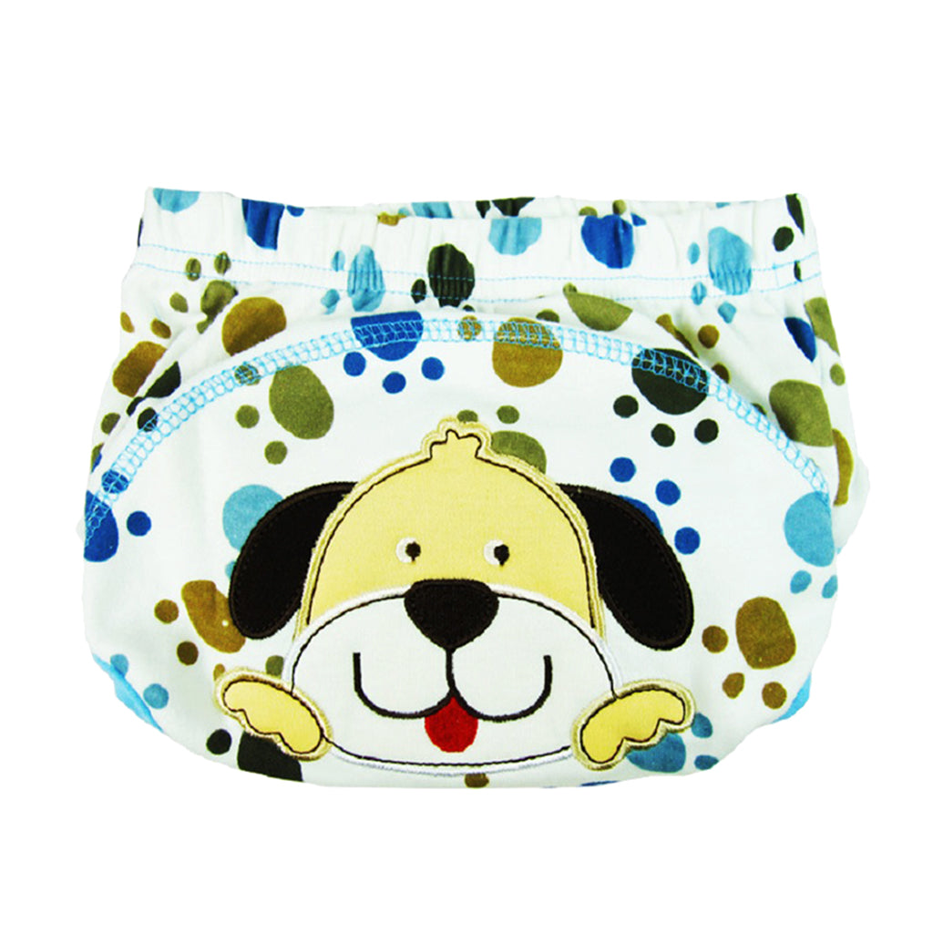 Baby Girl Boy Toliet Pee Potty Training Pants Diaper Nappy Underwear 5-14 months Puppy
